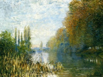 Las orillas del Sena en otoño Claude Monet Pinturas al óleo